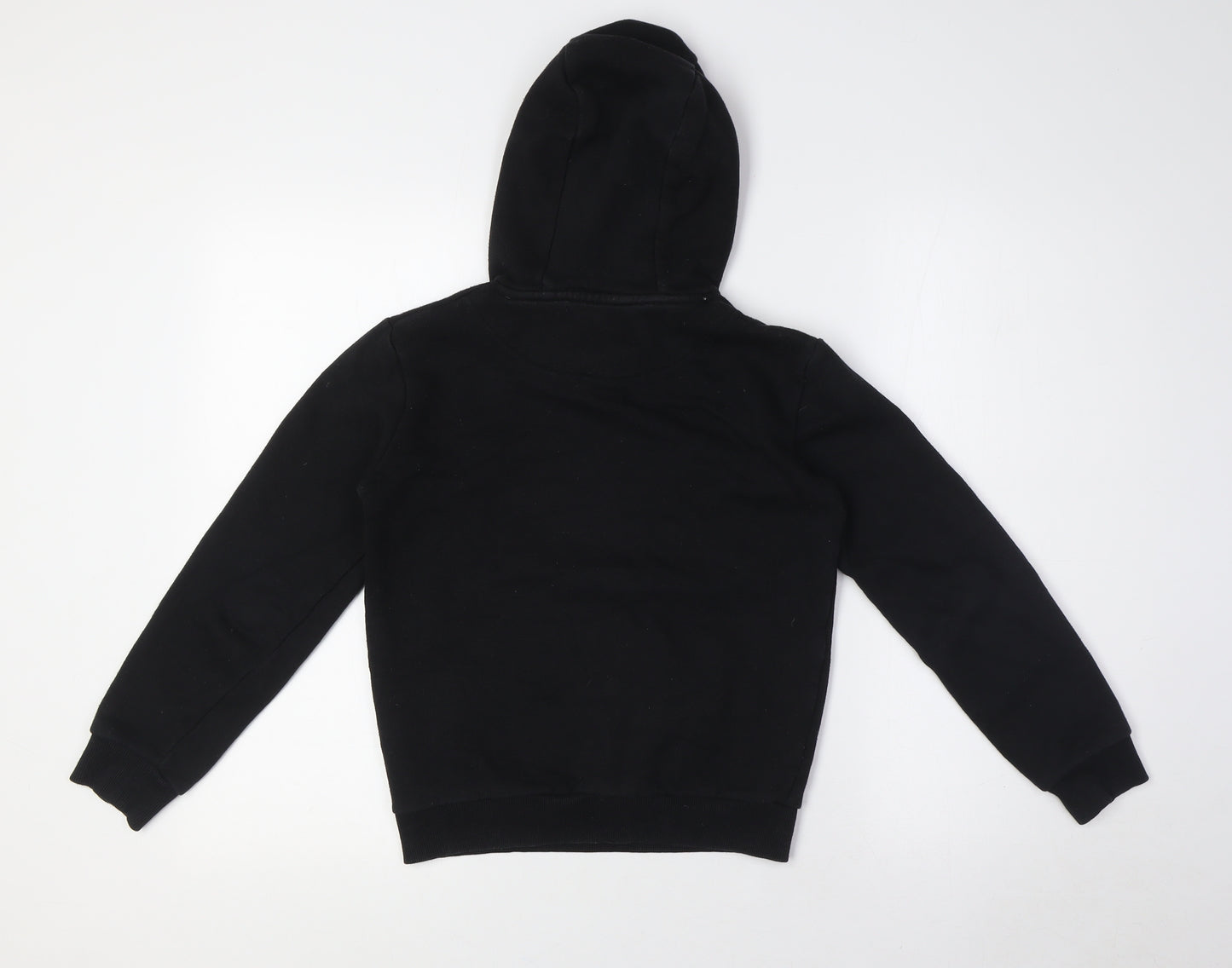 Farah Boys Black Cotton Pullover Hoodie Size 10-11 Years