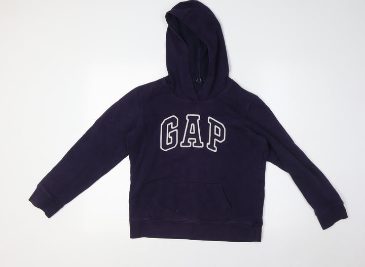 Gap Womens Blue Cotton Pullover Hoodie Size XS