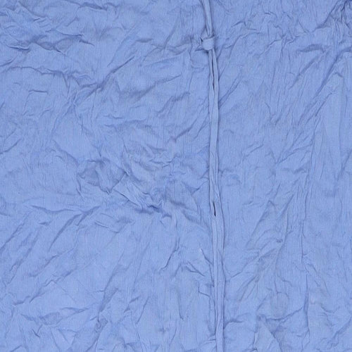 ASOS Womens Blue Viscose A-Line Skirt Size 16 Tie - Beach Wear