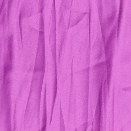 ASOS Womens Purple Polyester Maxi Size 12 Scoop Neck