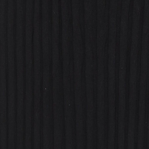 M&S Womens Black Polyester Maxi Size 22 Sweetheart