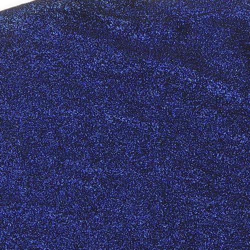Sparkle & Fade Womens Blue Polyester Cropped T-Shirt Size S Roll Neck - Glitter Effect