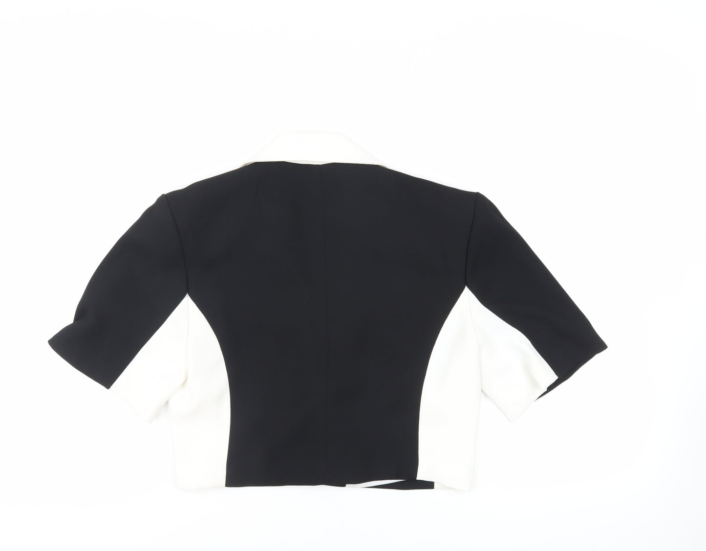 Romanni Womens Black Jacket Size 6 Button