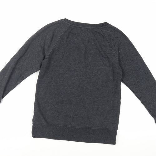 Sportique Womens Grey Cotton Pullover Sweatshirt Size S Pullover - Boston