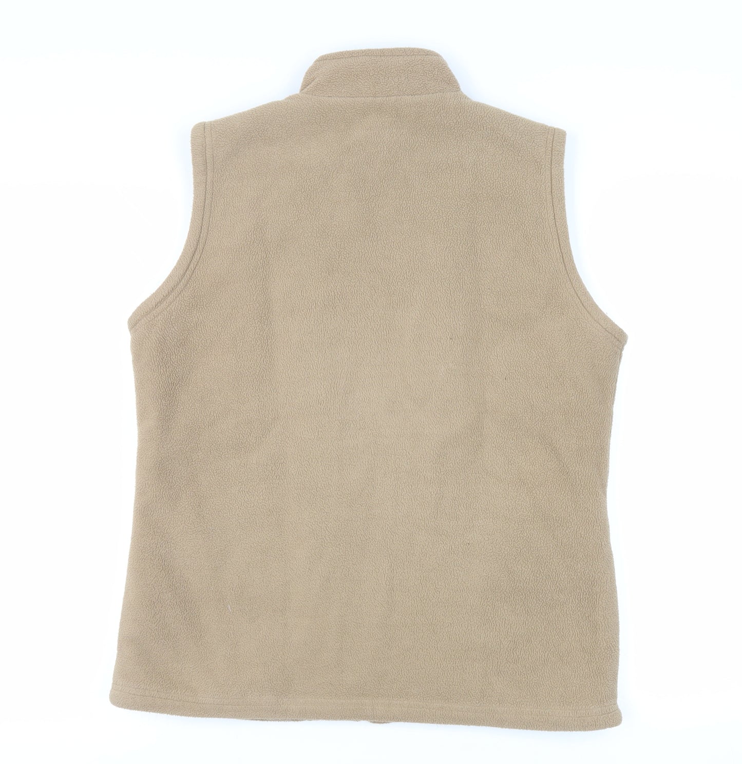 EWM Womens Beige Gilet Jacket Size 14 Zip