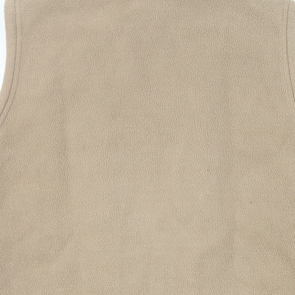 EWM Womens Beige Gilet Jacket Size 14 Zip
