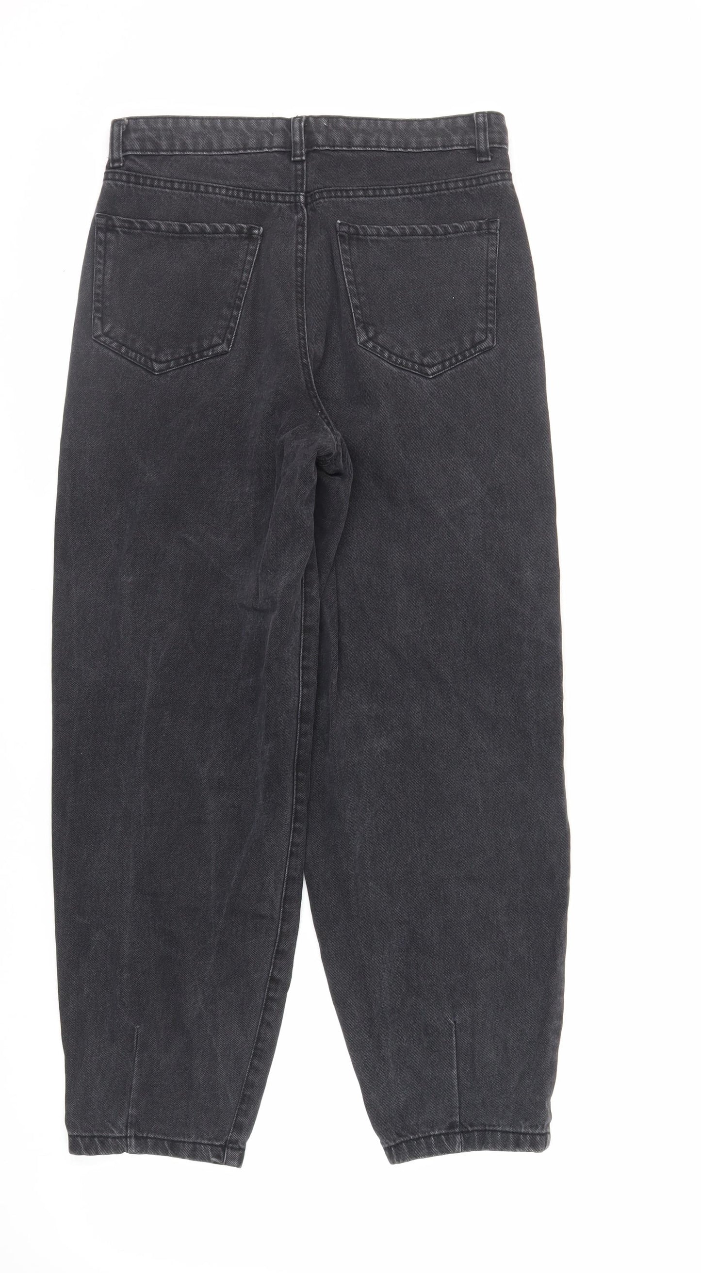 Don't Think Twice Womens Black Cotton Tapered Jeans Size 10 L28 in Regular Zip