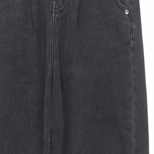 Don't Think Twice Womens Black Cotton Tapered Jeans Size 10 L28 in Regular Zip
