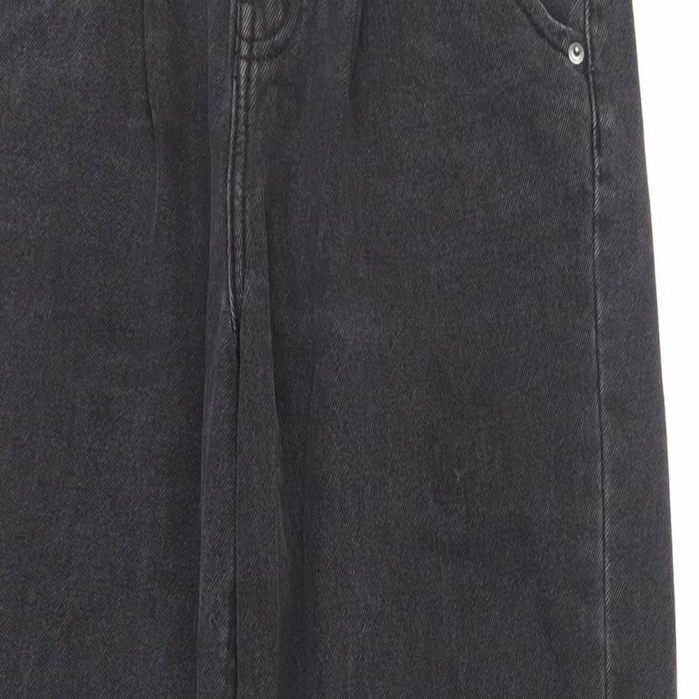 Don't Think Twice Womens Black Cotton Tapered Jeans Size 10 L28 in Regular Zip
