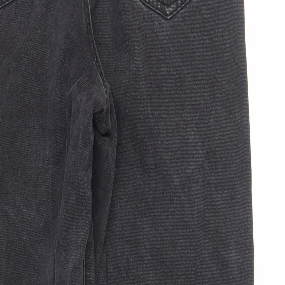 Don't Think Twice Womens Black Cotton Tapered Jeans Size 10 L28 in Regular Zip