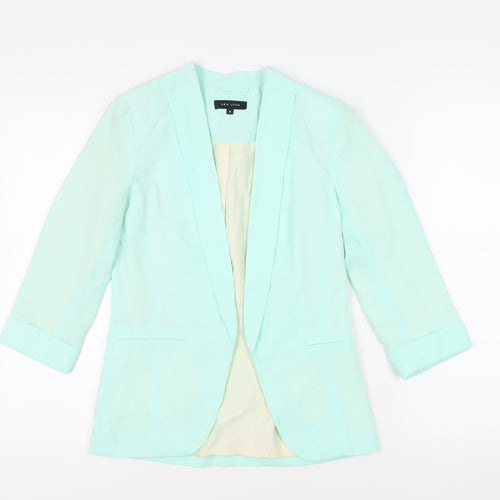 New Look Womens Green Jacket Blazer Size 8 - Open