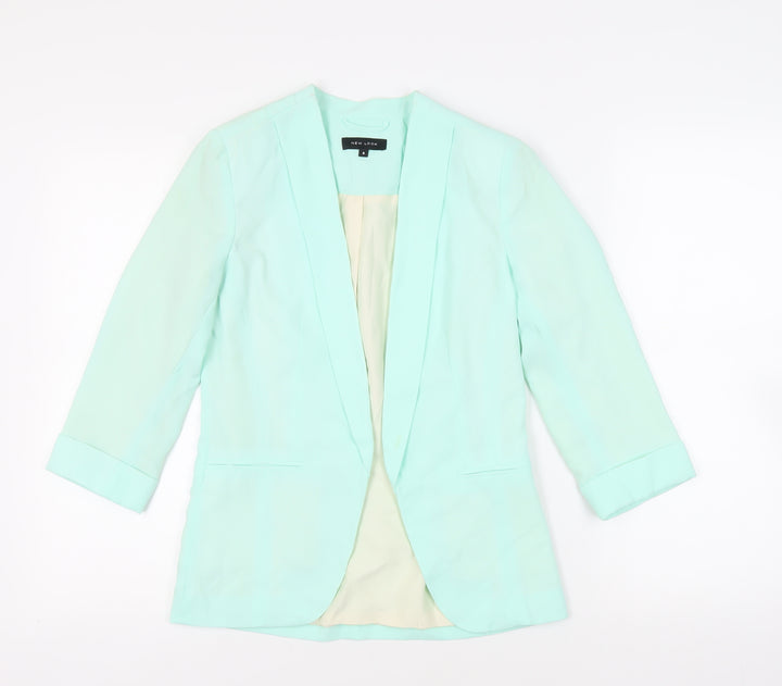 New Look Womens Green Jacket Blazer Size 8 - Open