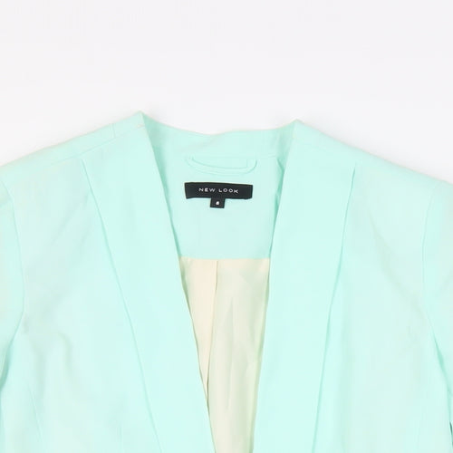 New Look Womens Green Jacket Blazer Size 8 - Open