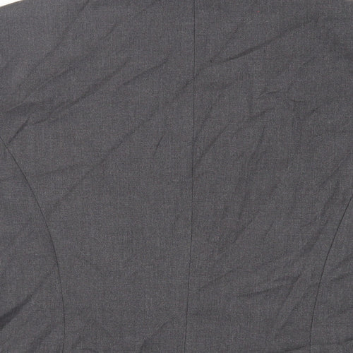 Marks and Spencer Womens Grey Jacket Blazer Size 14 Button