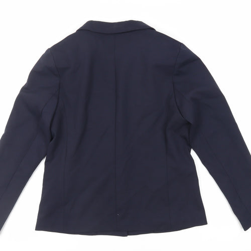 Dorothy Perkins Womens Blue Jacket Blazer Size 12 Button