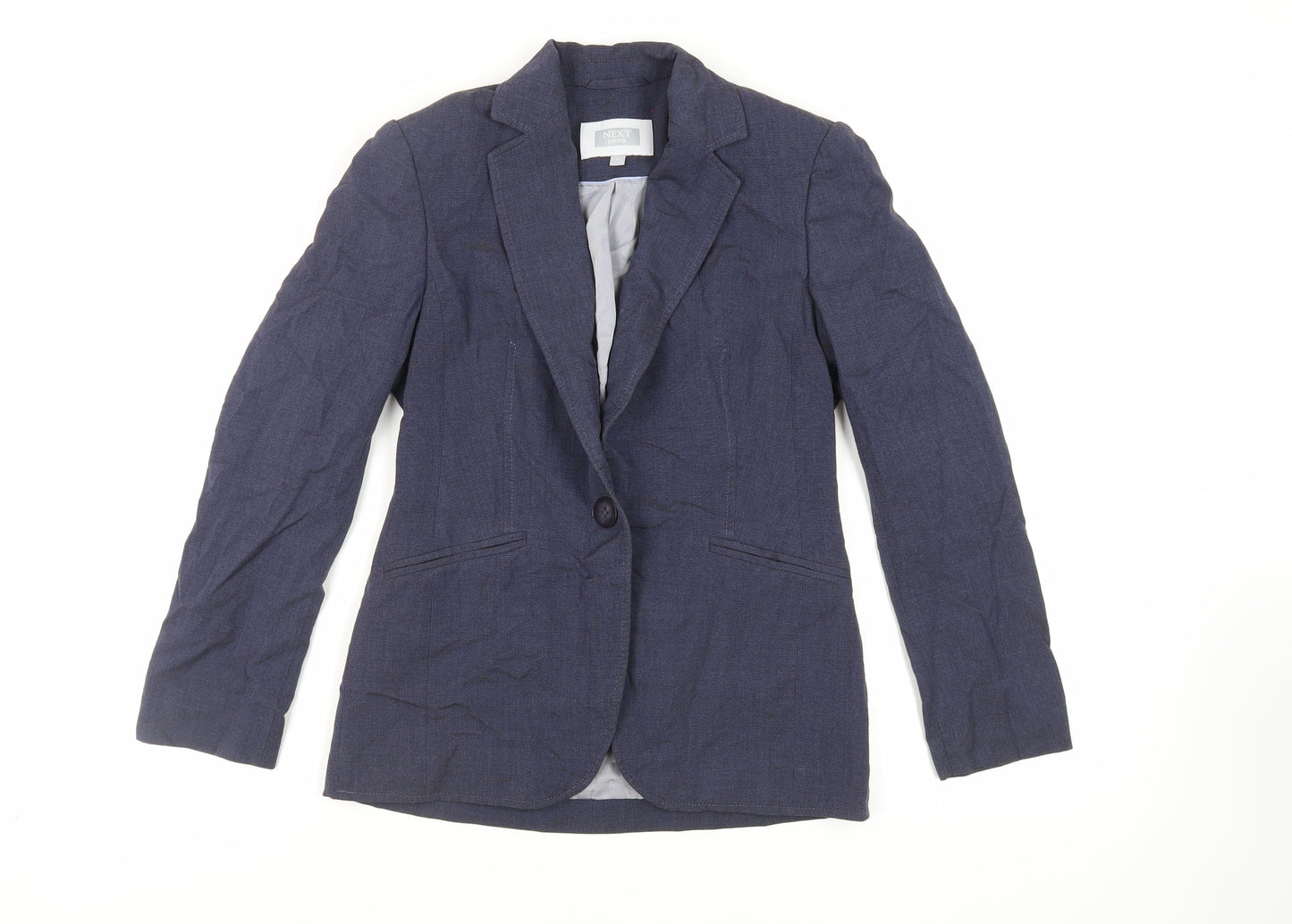 NEXT Womens Blue Jacket Blazer Size 6 Button