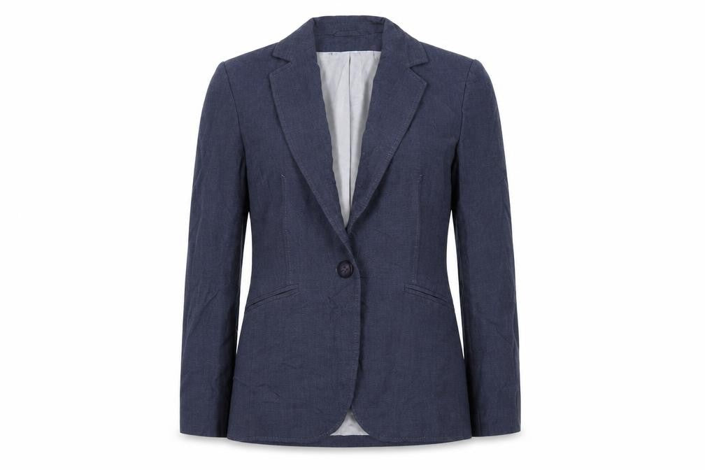 Next Womens Blue Jacket Blazer Size 6 Button