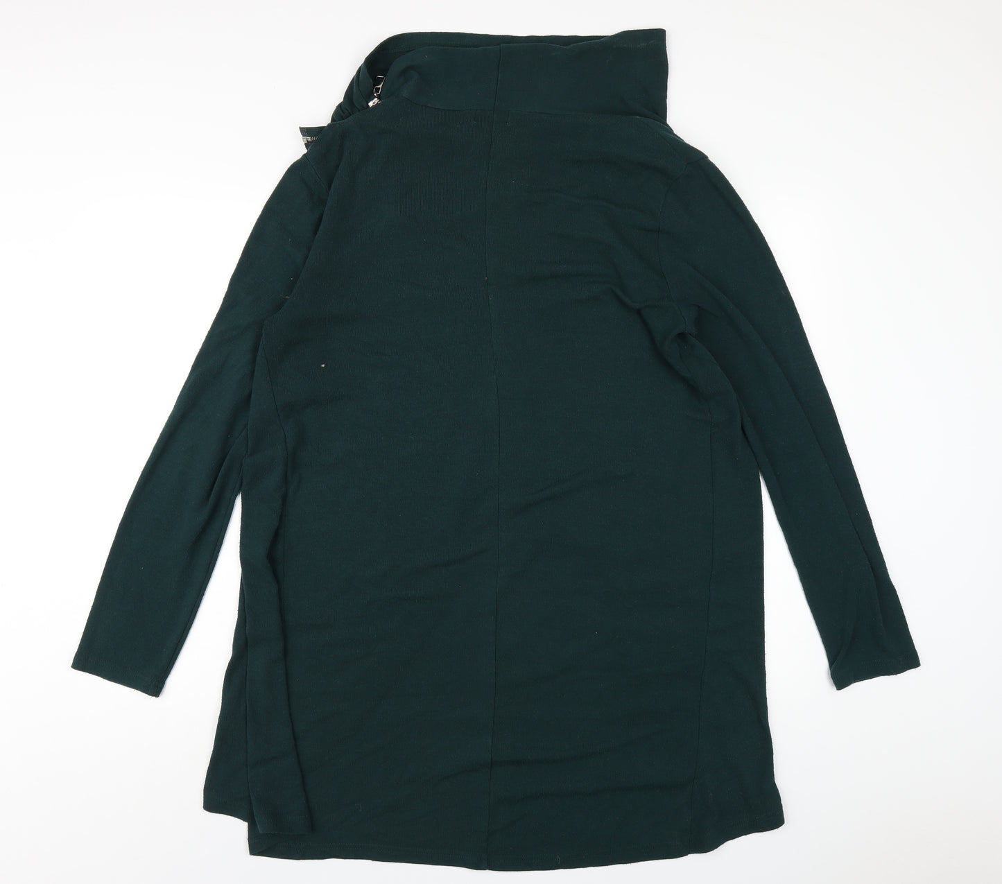Apricot Womens Green Polyester A-Line Size 14 Mock Neck Pullover