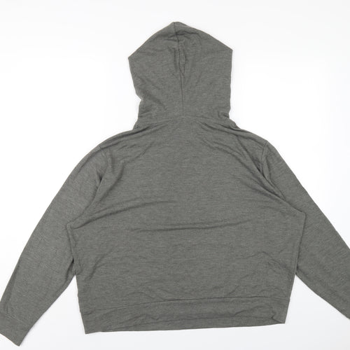 Marks and Spencer Womens Green Polyester Pullover Hoodie Size L Pullover