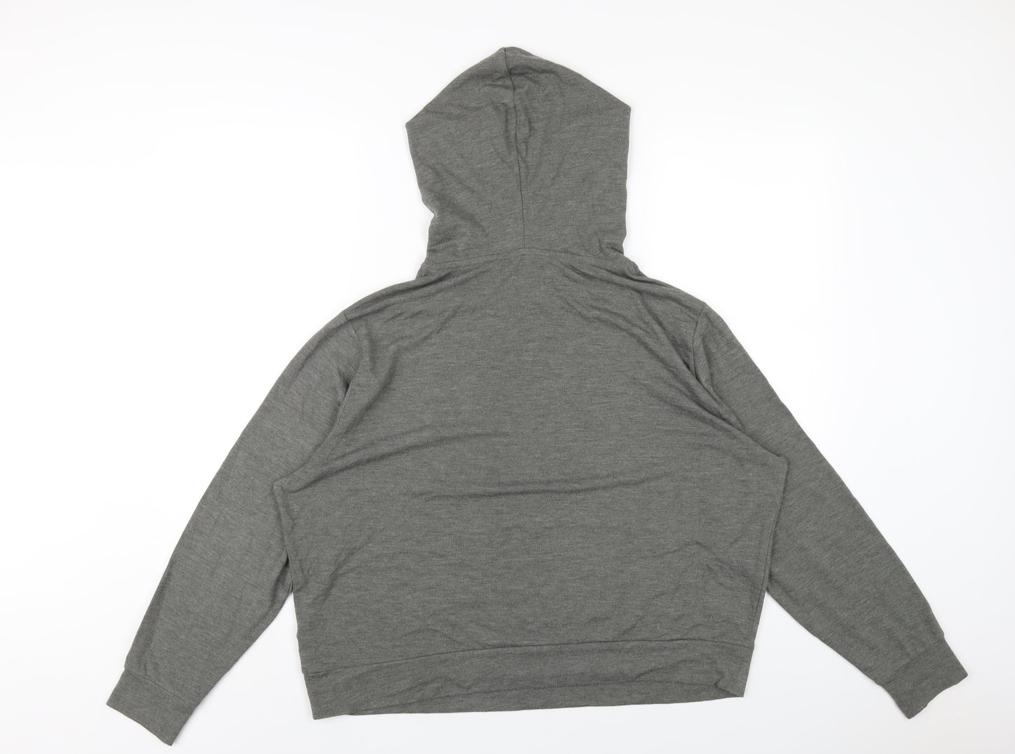 Marks and Spencer Womens Green Polyester Pullover Hoodie Size L Pullover