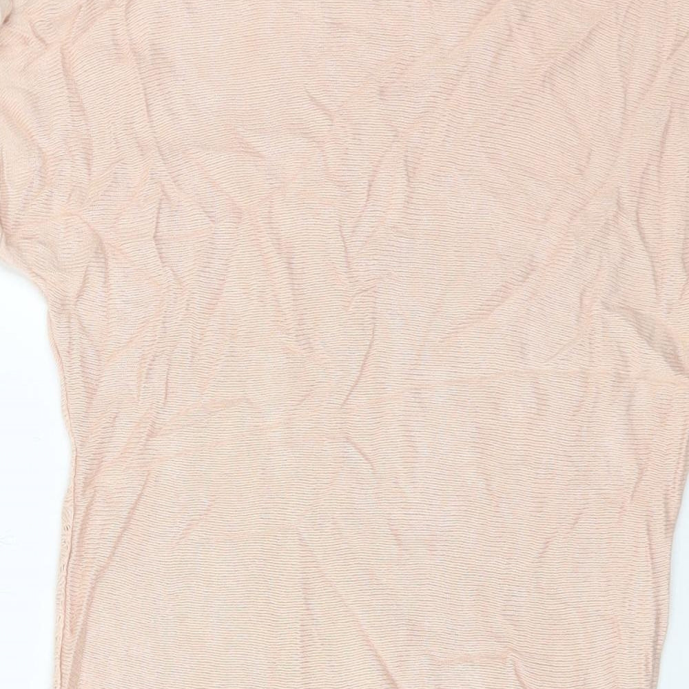 Gap Womens Pink Round Neck Viscose Pullover Jumper Size M