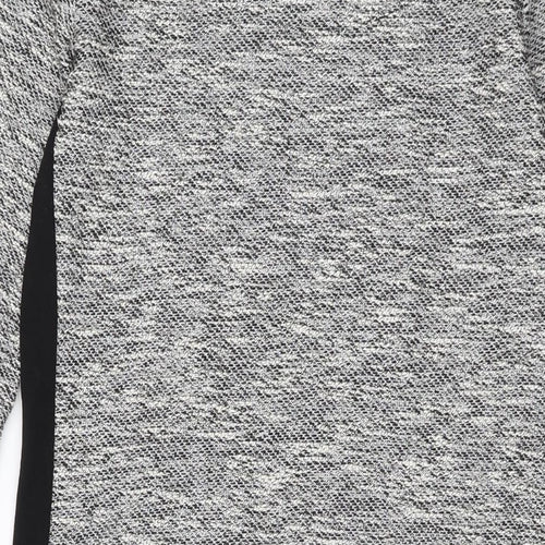 Marks and Spencer Womens Grey Polyester Sheath Size 10 Round Neck Pullover
