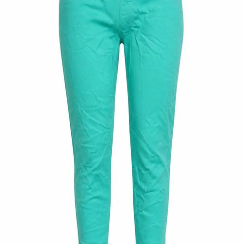 Marks and Spencer Womens Green Cotton Jegging Jeans Size 6 L28 in Regular