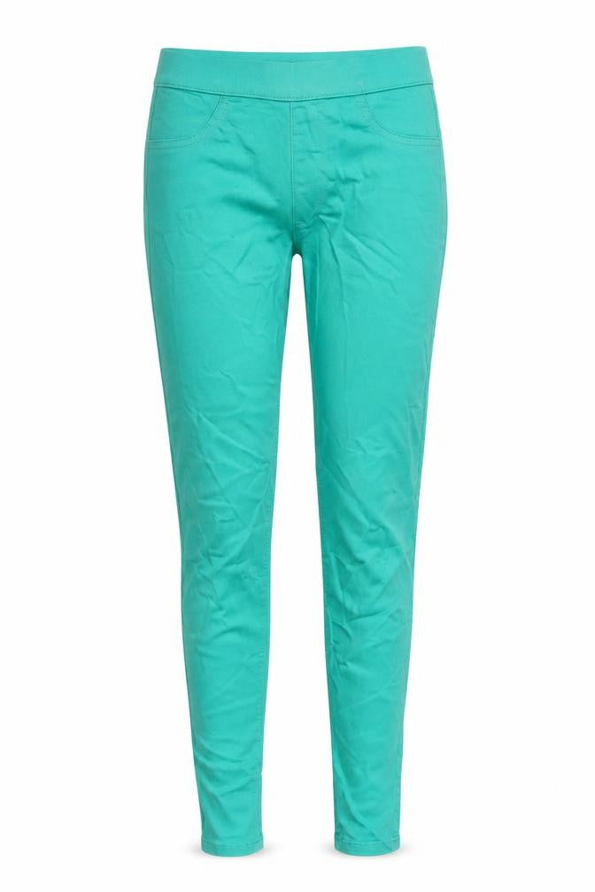 Marks and Spencer Womens Green Cotton Jegging Jeans Size 6 L28 in Regular