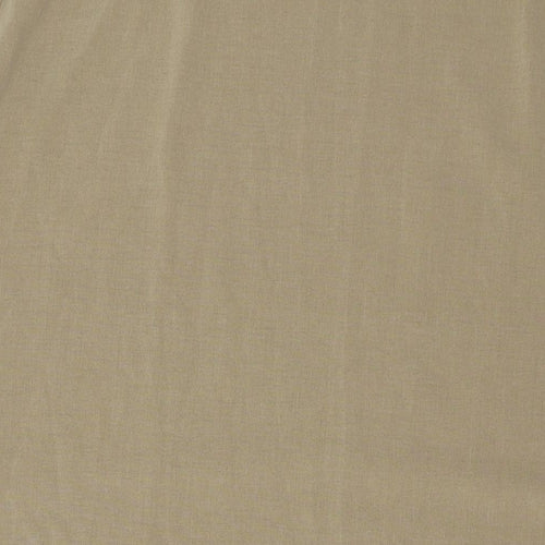 Marks and Spencer Womens Beige Polyester Straight & Pencil Skirt Size 16 Zip