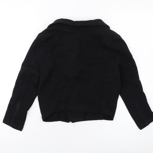 H&M Womens Black Jacket Size S Zip