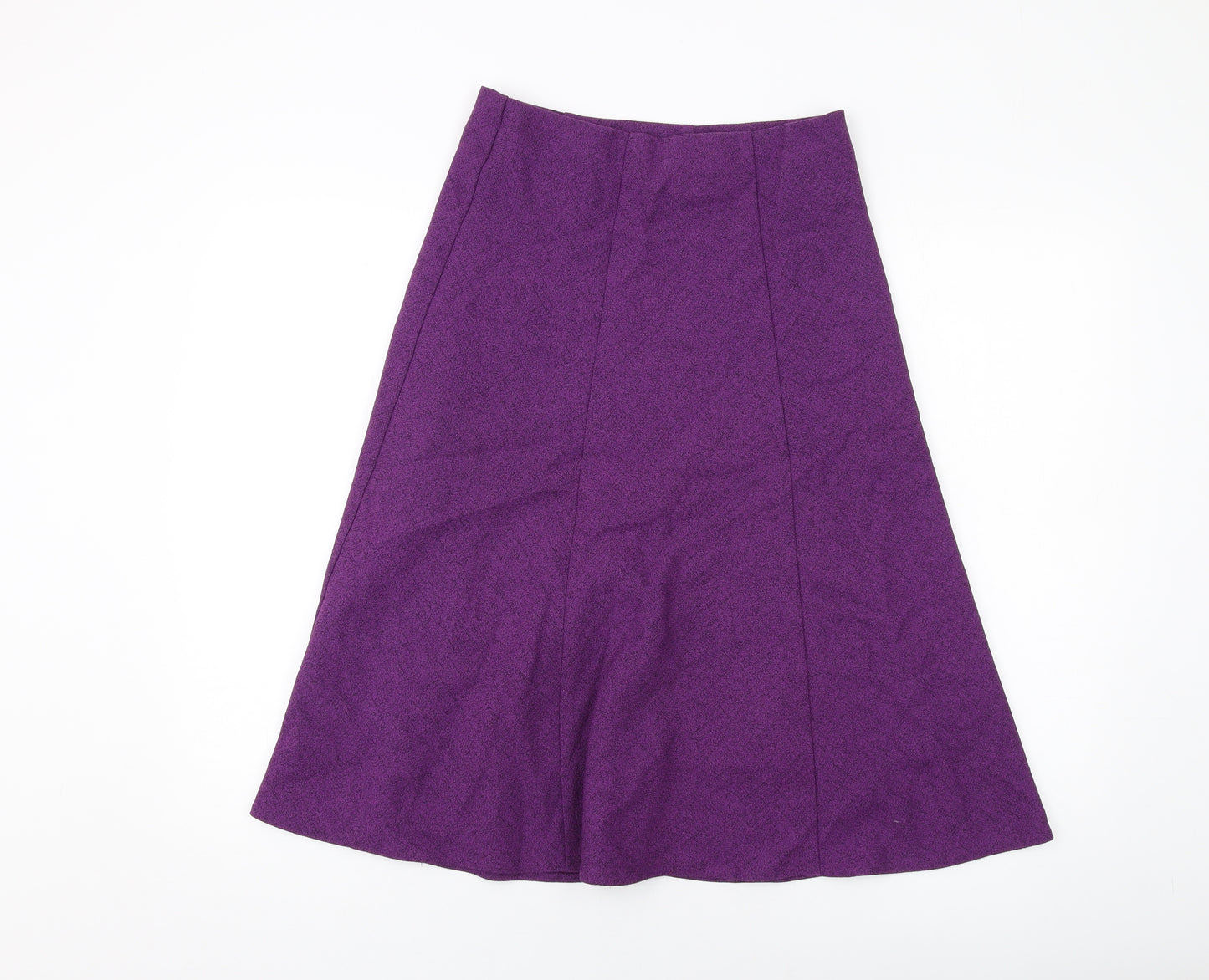 Honor Miliburn Womens Purple Polyester A-Line Skirt Size 10