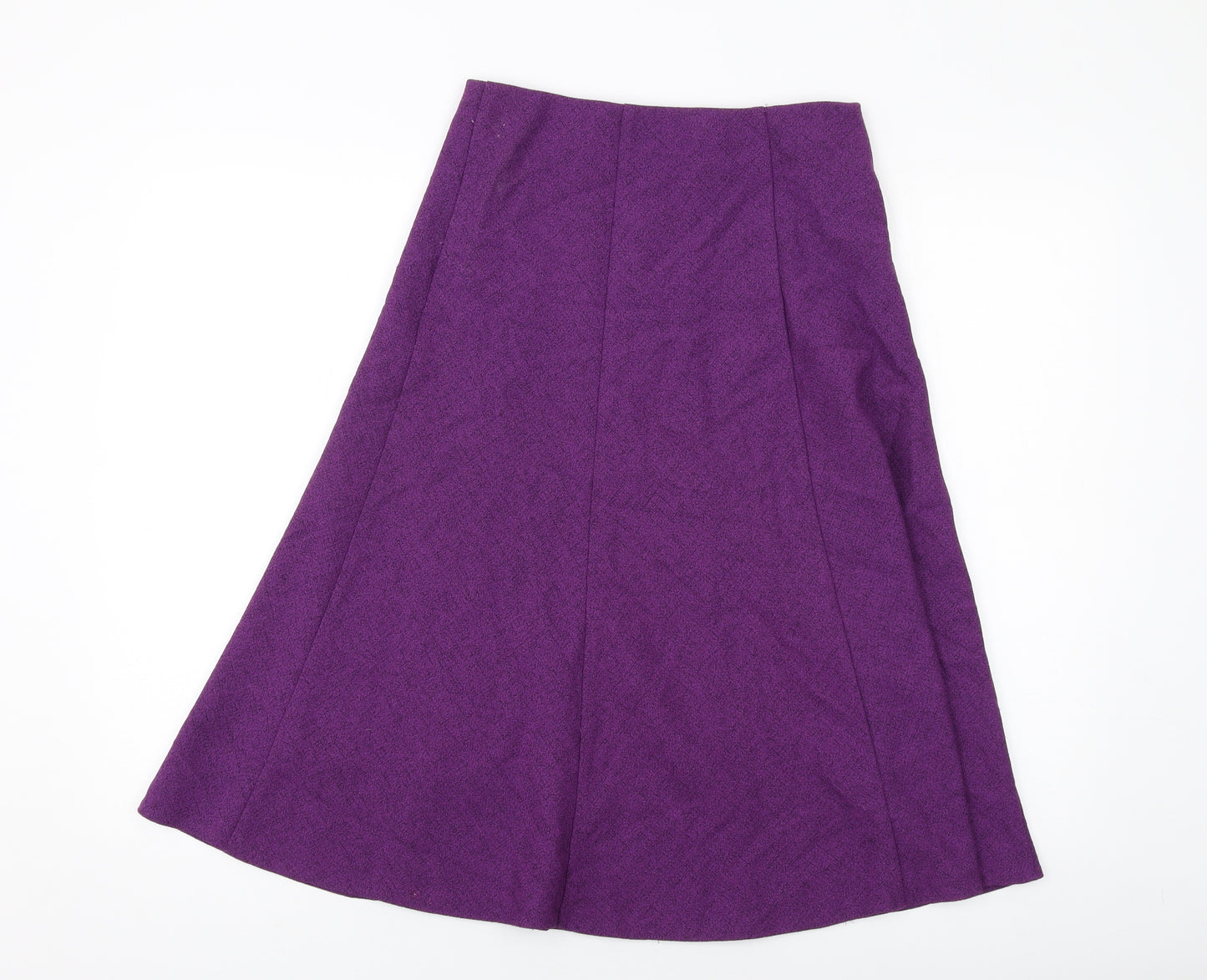 Honor Miliburn Womens Purple Polyester A-Line Skirt Size 10