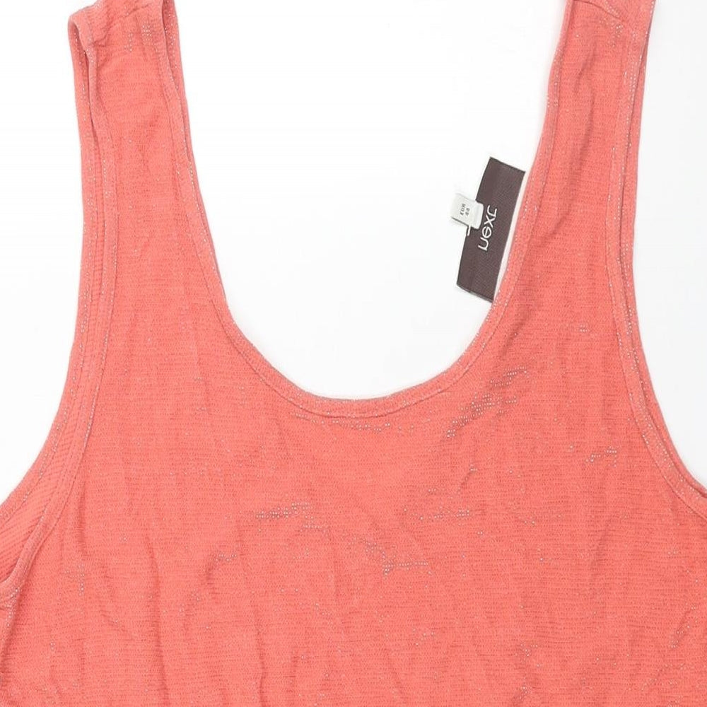 NEXT Womens Pink Viscose Camisole Blouse Size 16 Scoop Neck