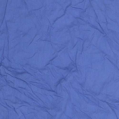 Esprit Womens Blue Linen Shift Size XL V-Neck Button