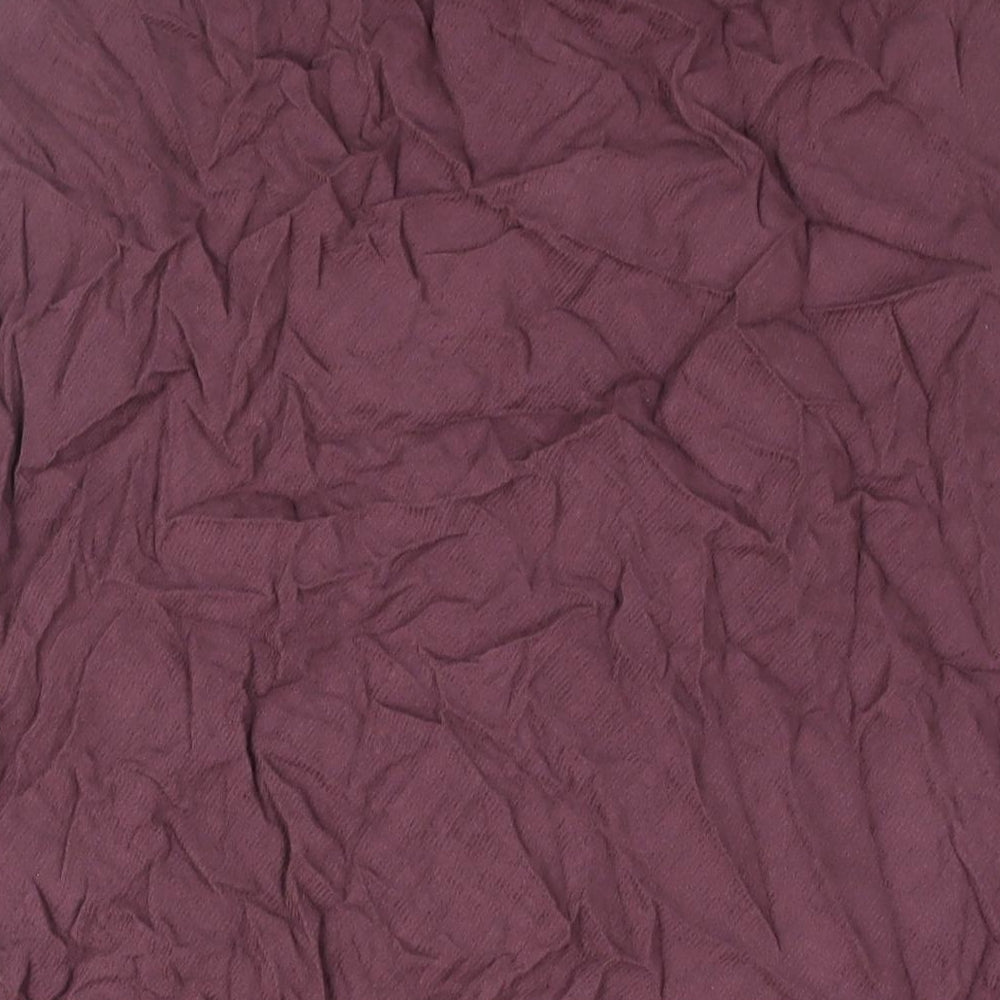 Sahara Womens Purple Viscose A-Line Skirt Size L