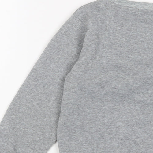 Keyiqi Boys Grey Cotton Pullover Sweatshirt Size 6 Years Pullover
