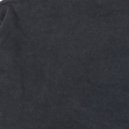New Look Womens Grey Cotton Pullover Sweatshirt Size M Pullover - Beaded