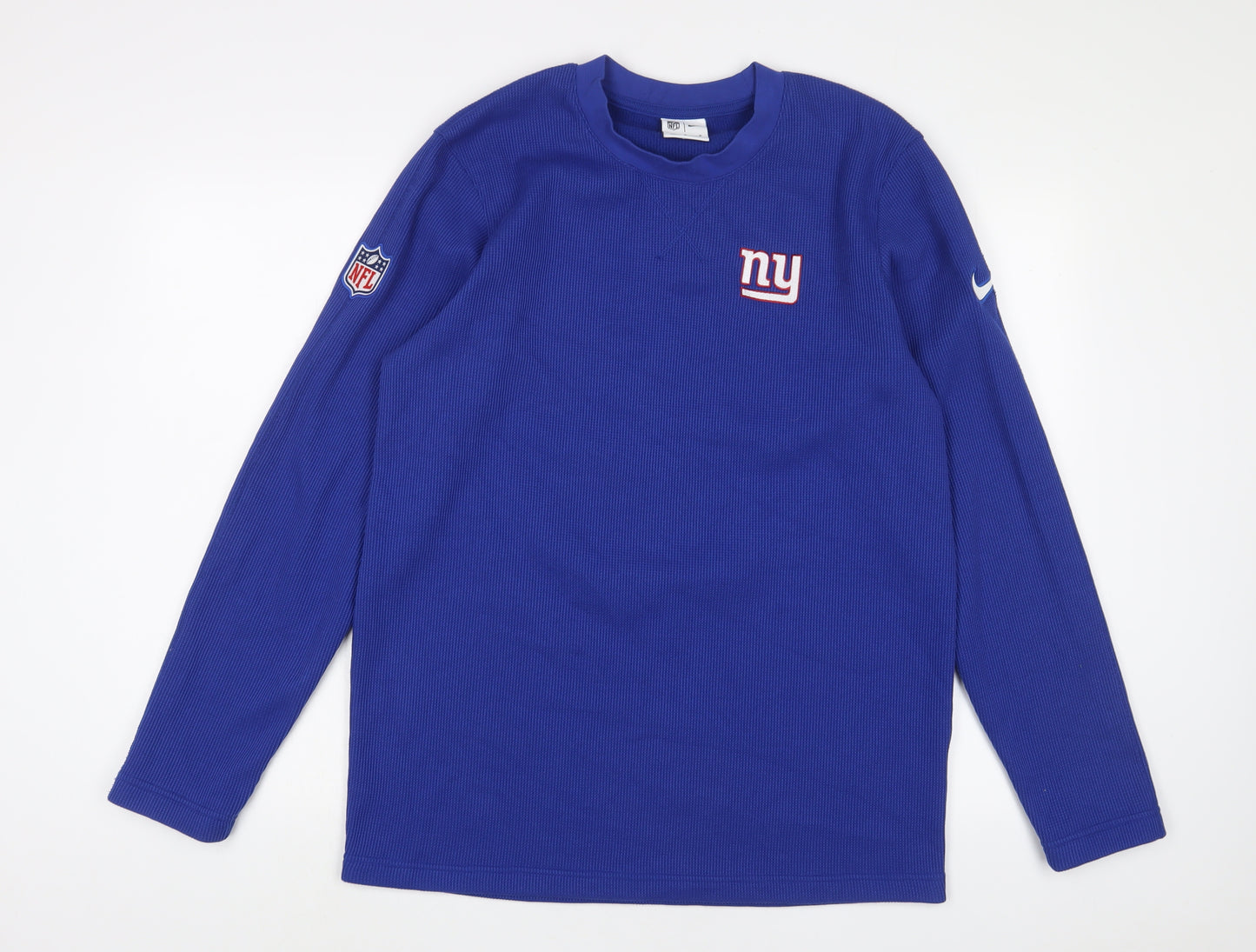 Nike Mens Blue Polyester Pullover Sweatshirt Size M - NFL