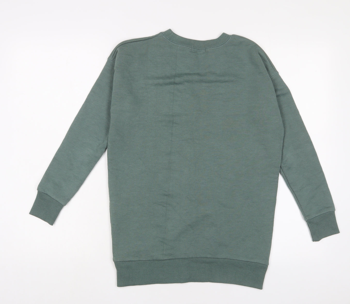 Pull&Bear Womens Green Cotton Pullover Sweatshirt Size S Pullover - London