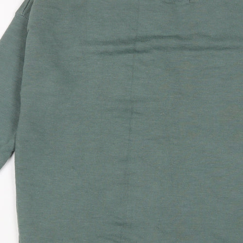 Pull&Bear Womens Green Cotton Pullover Sweatshirt Size S Pullover - London