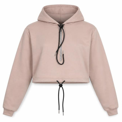 Nasty Gal Womens Pink Polyester Pullover Hoodie Size S Zip - Zip