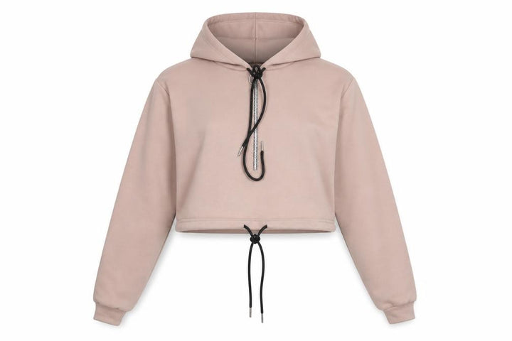 Nasty Gal Womens Pink Polyester Pullover Hoodie Size S Zip - Zip