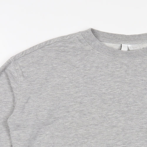 H&M Womens Grey Cotton Pullover Sweatshirt Size XS Pullover - NASA