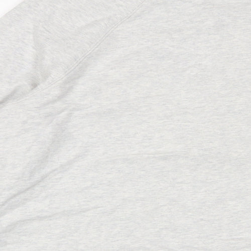 Marks and Spencer Womens Grey Cotton Pullover Sweatshirt Size M Pullover - Embroidered