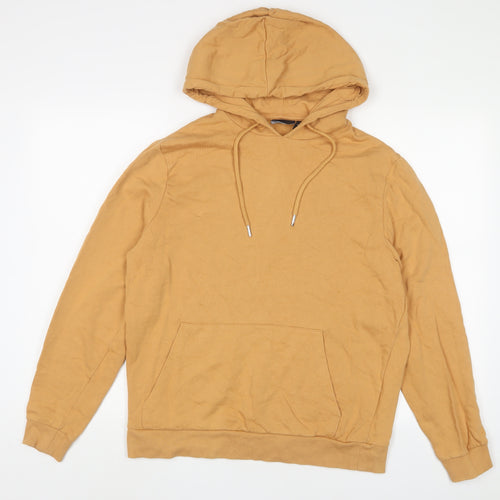 ASOS Mens Brown Cotton Pullover Hoodie Size M