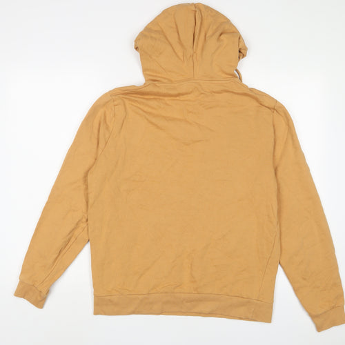 ASOS Mens Brown Cotton Pullover Hoodie Size M