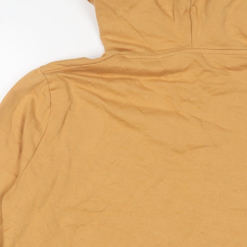 ASOS Mens Brown Cotton Pullover Hoodie Size M
