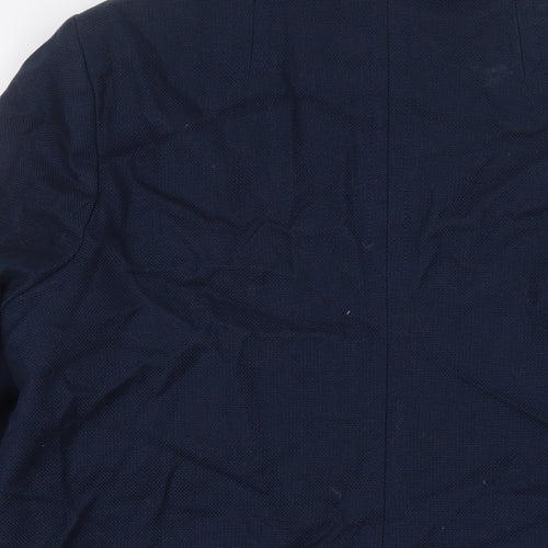 Limited Collection Womens Blue Jacket Size 16 Button