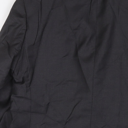 Lanificio Mens Grey Wool Jacket Suit Jacket Size 38 Regular