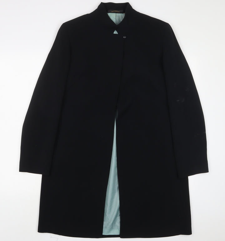 Marks and Spencer Womens Black Jacket Blazer Size 12 Button